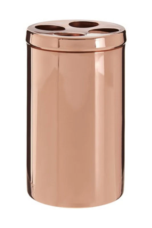 Image of Premier Housewares Clara Rose Gold Toothbrush, Smooth Stainless Steel Gold