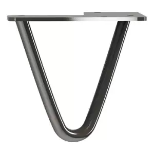 Image of Rothley 100Mm 2 Pin Hairpin Leg Gun Metal Set Of 4