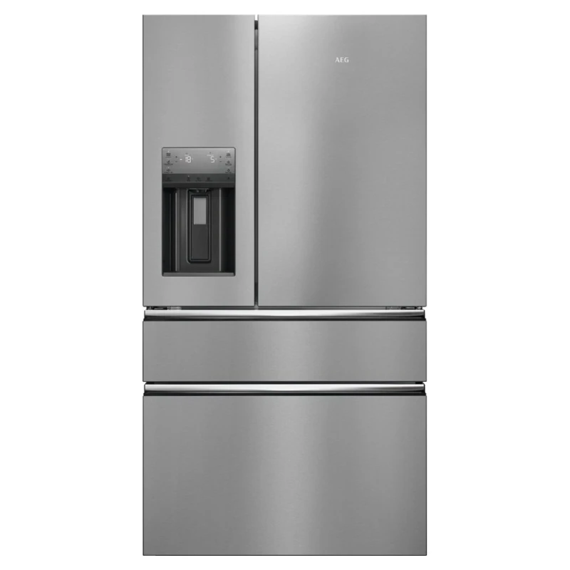 Image of AEG RMB954E9VX French Style Fridge Freezer With Ice And Water - STAINLESS STEEL RMB954E9VX
