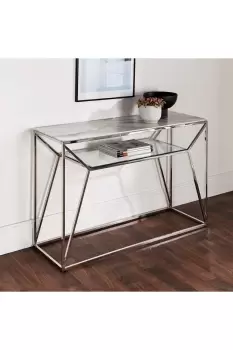 Image of Marble Glass Console Table