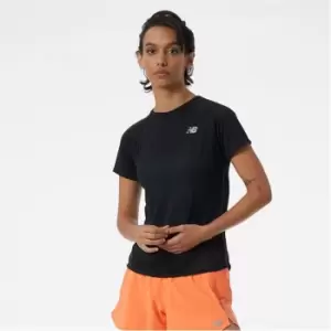 Image of New Balance Impact Run T Shirt Womens - Black