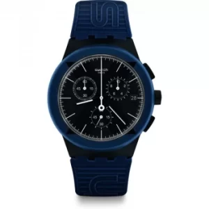 Image of Mens Swatch X-District Blue Watch