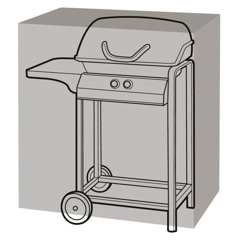 Image of Garland Small Classic Barbecue Cover Green, 7 Year Warranty W1108