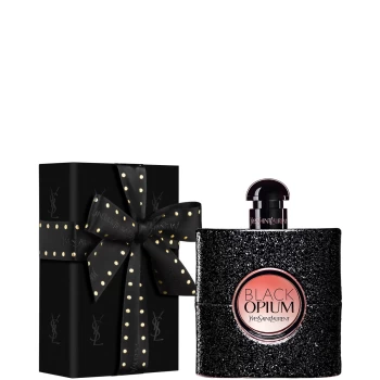 Image of Yves Saint Laurent Black Opium Pre-Wrapped Christmas 2021 Edition Eau de Parfum For Her 90ml