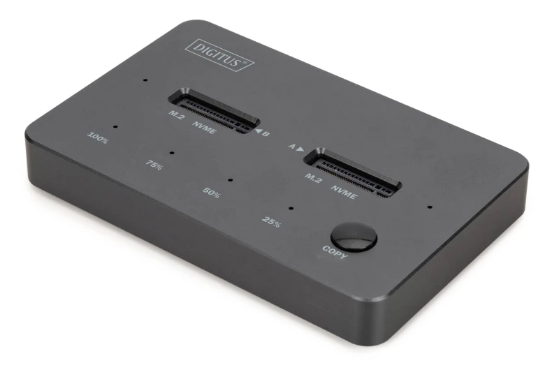 Image of Digitus NVMe cloning station USB3.1 Gen2 Type-C NVMe M.2 SSD enclosure