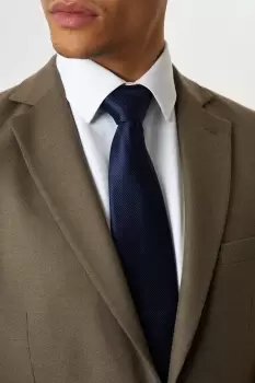 Image of Mens Regular Navy Twill Tie