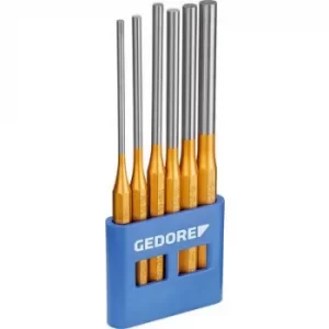 Image of Gedore 119 L-GEDORE-Cotter pin driver set, long form, 6 Piece in the PVC holder 8866290