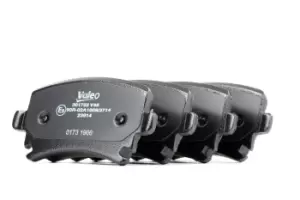 Image of VALEO Brake pad set 301752 Brake pads,Brake pad set, disc brake VW,AUDI,SKODA,Golf V Schragheck (1K1),TOURAN (1T1, 1T2),GOLF VI (5K1)