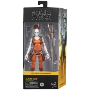 Image of Hasbro Star Wars The Black Series The Clone Wars Aurra Sing Action Figure