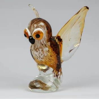 Image of Objets d'Art Glass Ornament - Owl