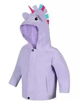 Image of Boys, Regatta Kids Unicorn Waterproof Jacket - Lilac Size 3-4 Years
