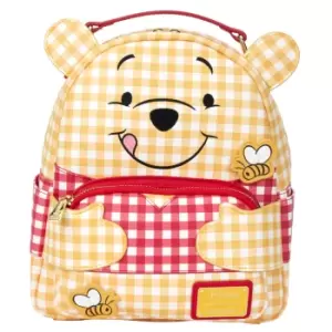 Image of Loungefly Disney Winnie The Pooh Gingham Mini Backpack