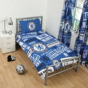 Image of Team Football Single Duvet Set - Chelsea