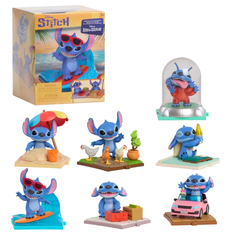 Image of Just Play Stitch LA Movie Time Collectible Figs Stitch Movie Collectible Figures