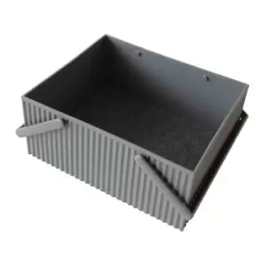 Image of Hachiman Omnioffre Stacking Storage Box Large - Grey