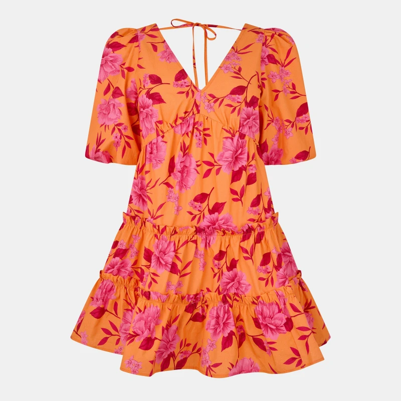 Image of Nobodys Child Womens Sculpted Fit Mini Dress Pink female 6 (2XS)