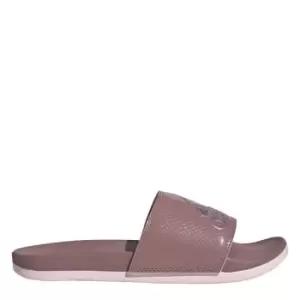 Image of adidas Adilette Comfort Slides Womens - Wonder Oxide / Matt Purple Met