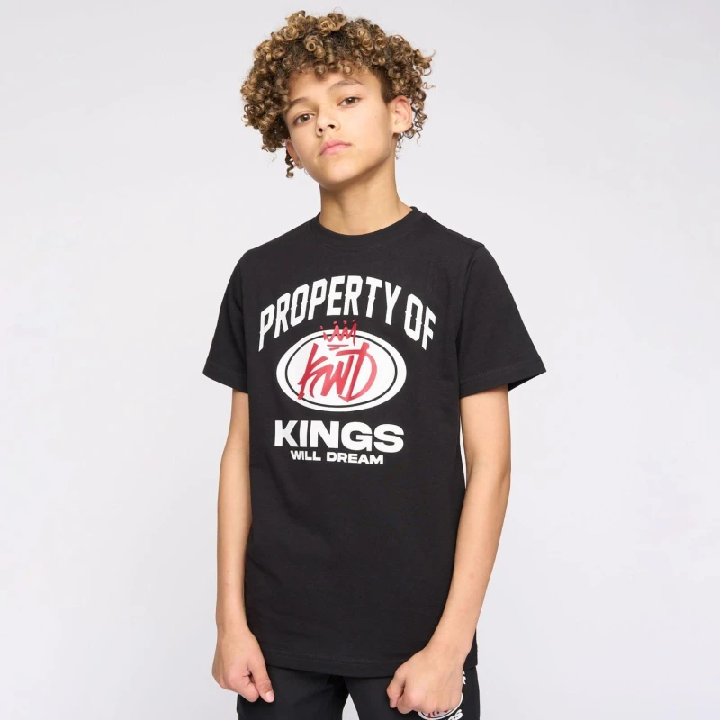 Image of Kings Will Dream Prop T-Shirt Black male 7-8