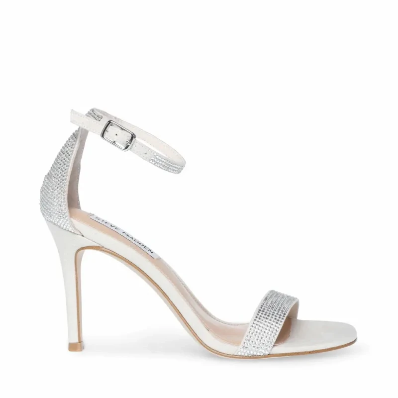 Image of Steve Madden Womens heeled sandals Steve Madden Illumine-R Gris Female 39