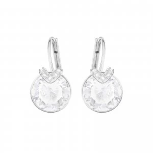 Image of Swarovski Bella V Rhodium Plated White Ladies Jewellery