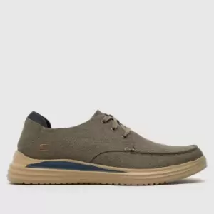 Image of SKECHERS Khaki Proven Trainers