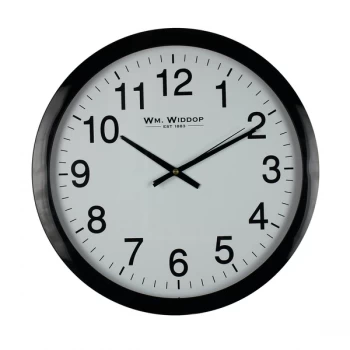 Image of William Widdop Wall Clock - Black