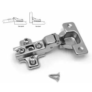 Image of Standard Kitchen Cupboard Wardrobe Standard Door Hinges Half Overlay - With Euro Screw