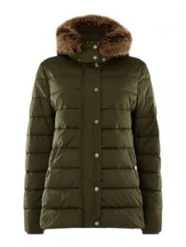 Image of Barbour Exclusive Shipper Quilted Coat Khaki