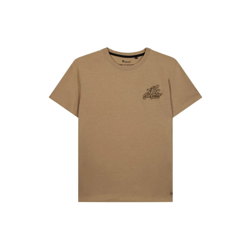 Image of Faguo T-Shirt Faguo Arcy Beige Male S