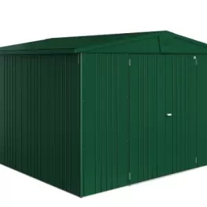 Image of Biohort Europa Metal Garden Shed 10ft3 x 9ft8 Size 7 - Dark Green