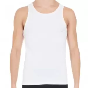 Image of HOM Supreme Cotton Tank Top - White L