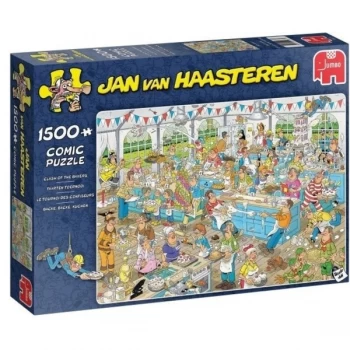 Image of Jumbo Jan van Haasteren The Clash of the Bakers Jigsaw - 1500 Jigsaw