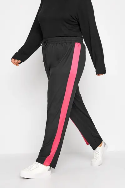 Image of Yours Wide Leg Trousers Pink