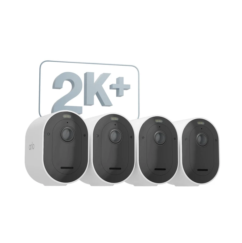 Image of Arlo Arlo Pro 5 2K+ Outdoor Security Camera, 4-cam VMC4460P-200EUS