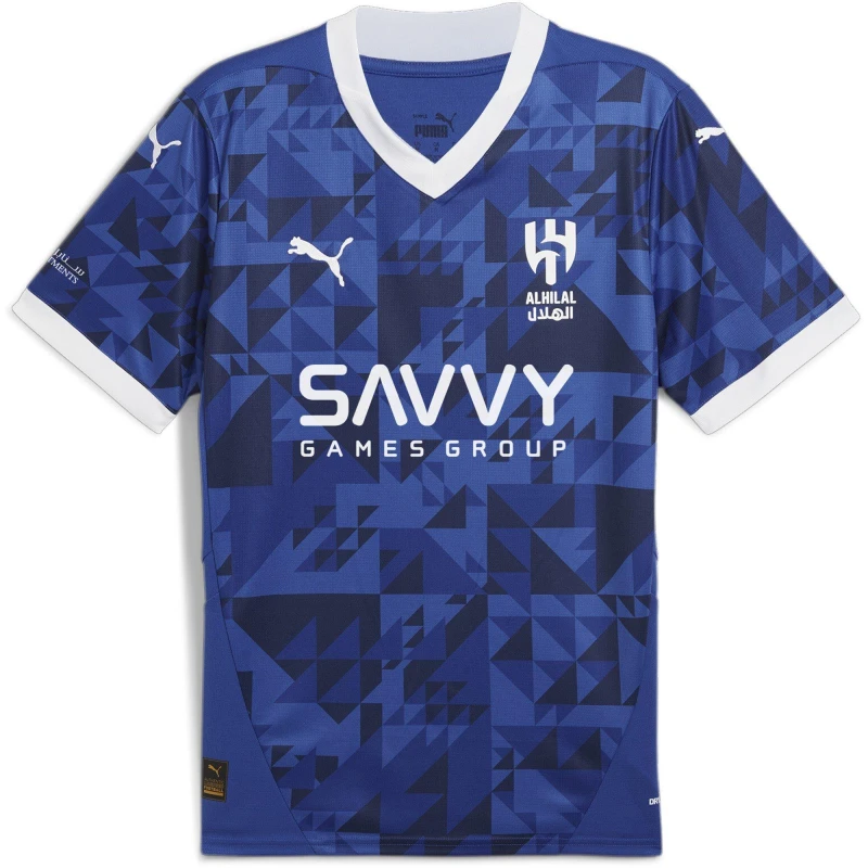 Image of Puma Al Hilal Home Shirt 2024 2025 Adults - Blue Blue XL
