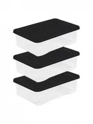 Image of Wham Crystal Set Of 3 Boxes And Lids- 32 Litres