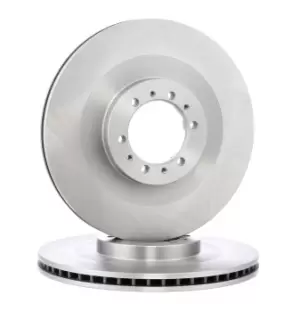 Image of RIDEX Brake disc 82B0757 Brake rotor,Brake discs MITSUBISHI,PAJERO III (V7_W, V6_W),L 200 (K7_T, K6_T),Pajero Sport I SUV (K7_, K9_),GALLOPER (JK-01)