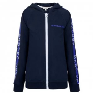 Image of Marc Jacobs Children Boys Tape Sleeve Hoodie - Bleu 849