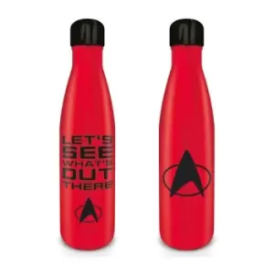 Image of Star Trek The Next Generation Drink Bottle Let's See What's Out There