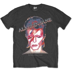 Image of David Bowie - Aladdin Sane Unisex Medium T-Shirt - Black