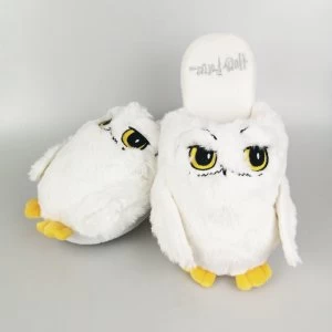 Image of Harry Potter Womens Hedwig Slippers - White - UK 5-7