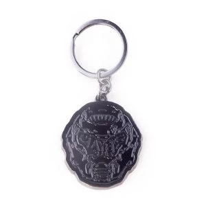 Image of Doom - Slayers Club Keychain - Black/Silver
