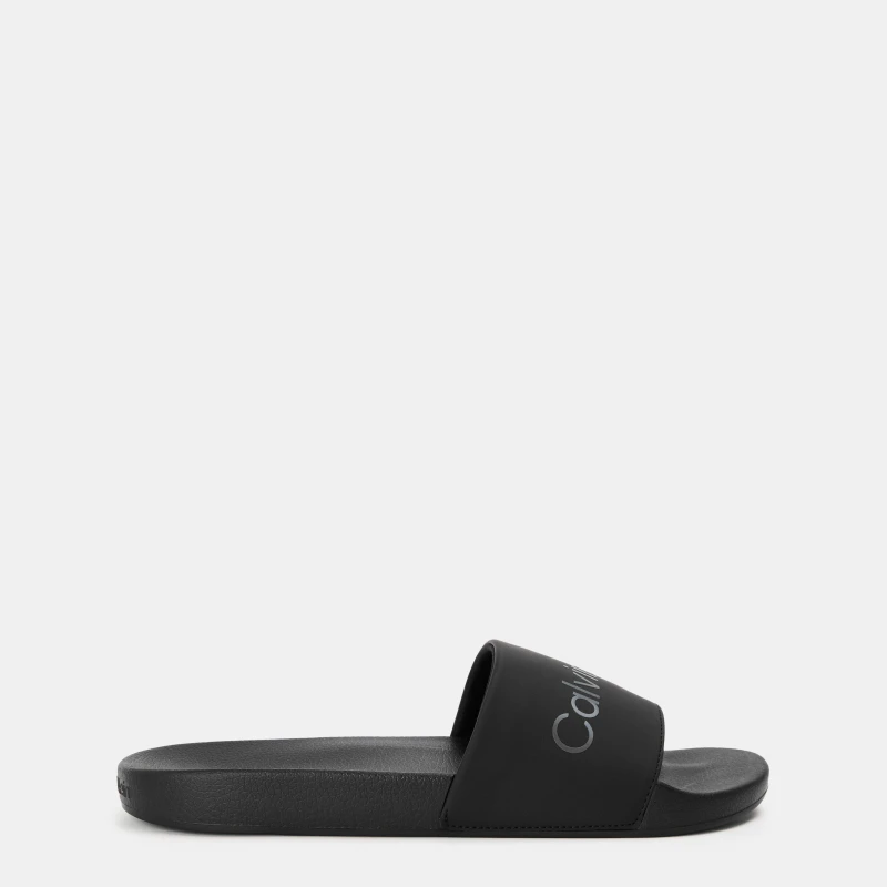 Image of Calvin Klein Logo Sliders - Black 7
