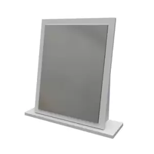 Image of Sherwood Grey Rectangular Framed Mirror (H)50.5Cm