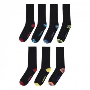Image of Kangol Formal Socks 7 Pack - Week