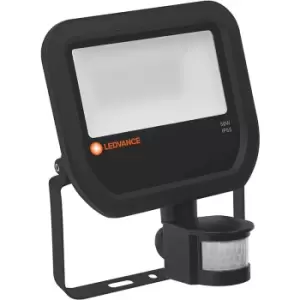 Image of LEDVANCE 50W Integrated LED Floodlight with PIR Black - Warm White - F5030BS-143579-460997