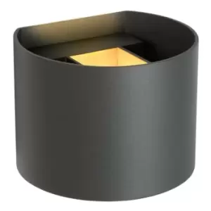 Image of Lucide xio - Up Down Wall Light - LED Dim. - G9 - 1x3,5W 2700K - Grey