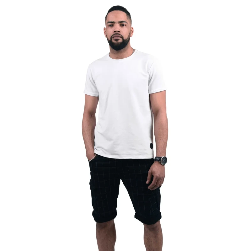 Image of Project X Paris Fine stripe plaid shorts Project X Paris Noir Male 42