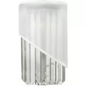 Image of Loops - Wall Light Sconce Highly Polished Nickel Finish LED E14 60W Bulb d01317