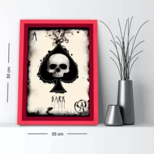 Image of 3550AHS-027 Multicolor Decorative Framed MDF Painting